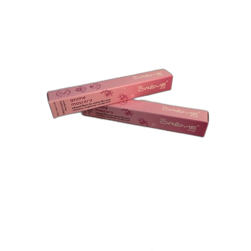 The Creme Shop Anime Eyes Mascara BLACK Lot of 2 New